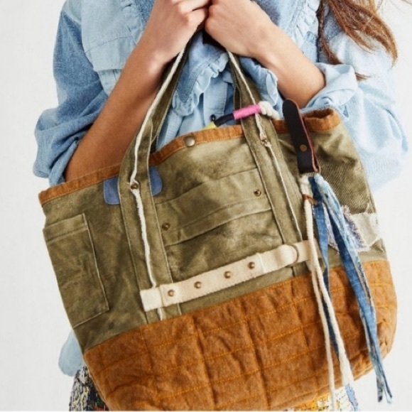 Free People Tatum Selvage Tote - Picture 2 of 8